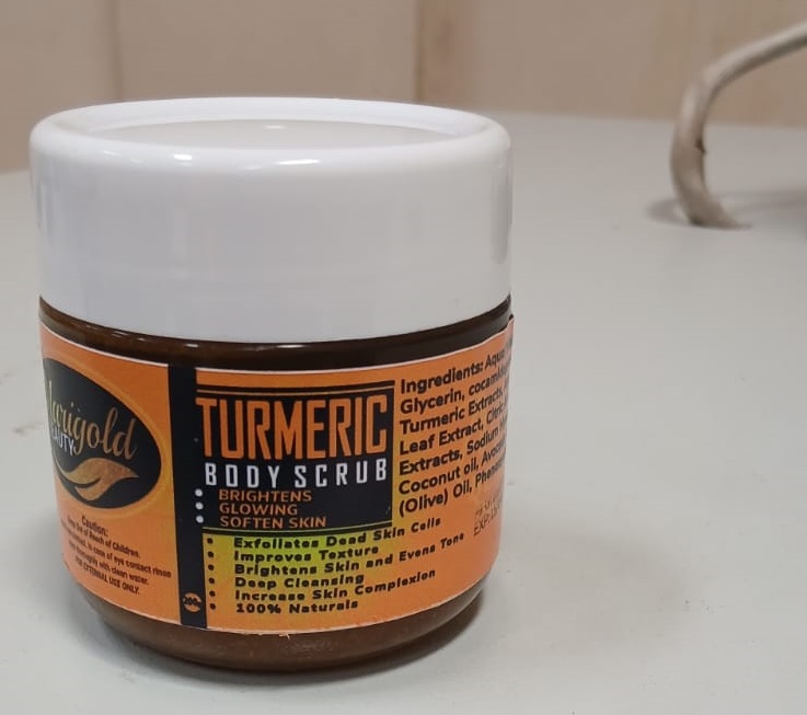 Marigold Beauty Turmeric Body Scrub